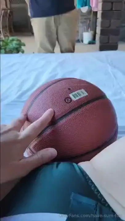 I was outside on my day bed doing a selfie video of my new sexy satin 