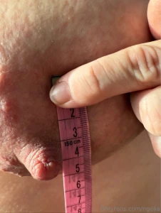 I was asked to measure my udders i did it and then i realized i didn t