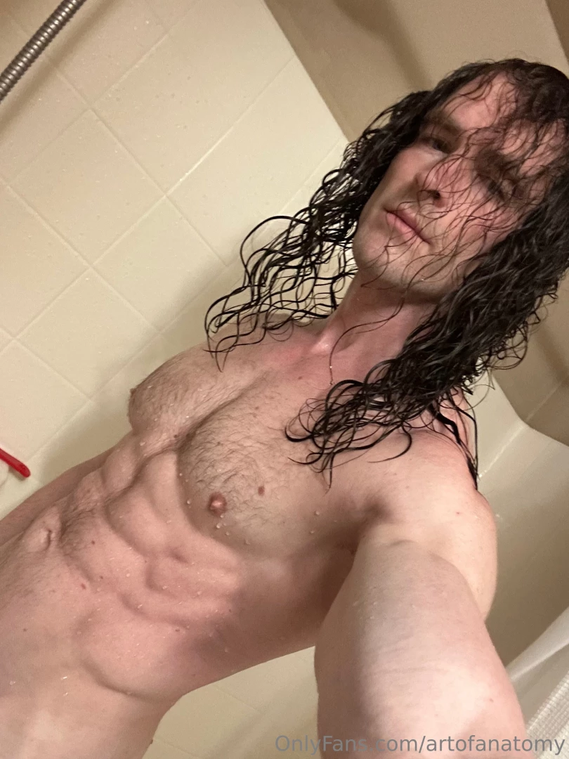 Post-shower teasing unlock to see the rest 