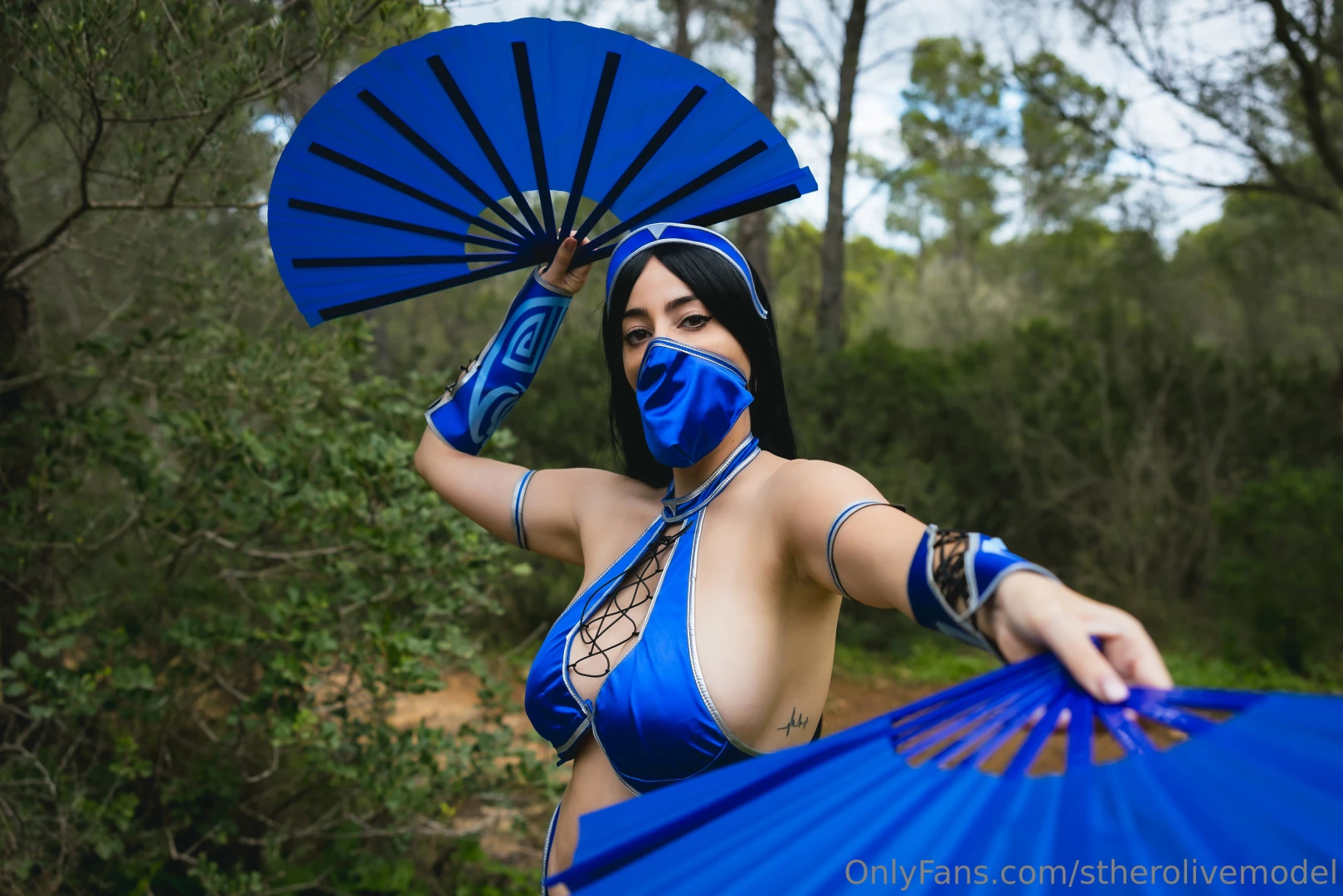 Fan sly nuevo new cosplay kitana juego mortal kombat - calidad 4k part 2 