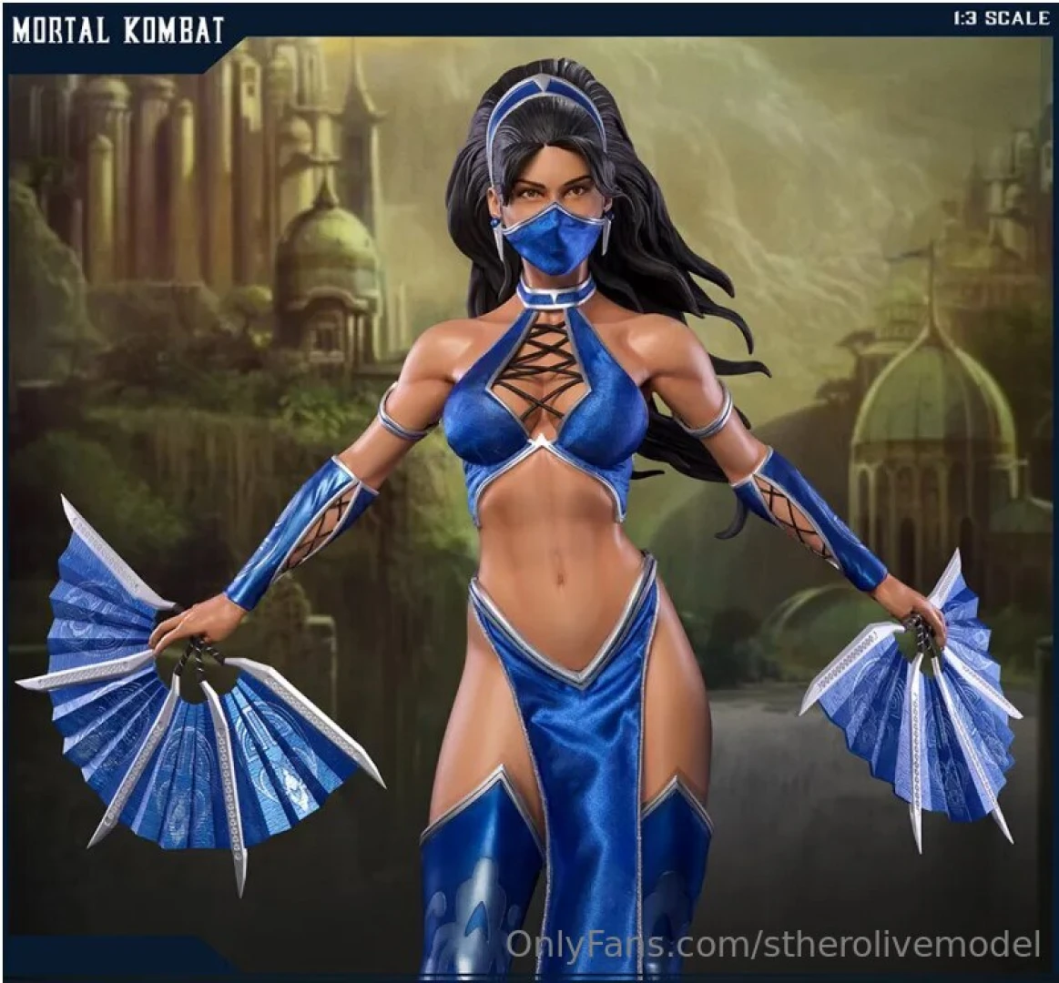 Fan sly nuevo new cosplay kitana juego mortal kombat - calidad 4k 