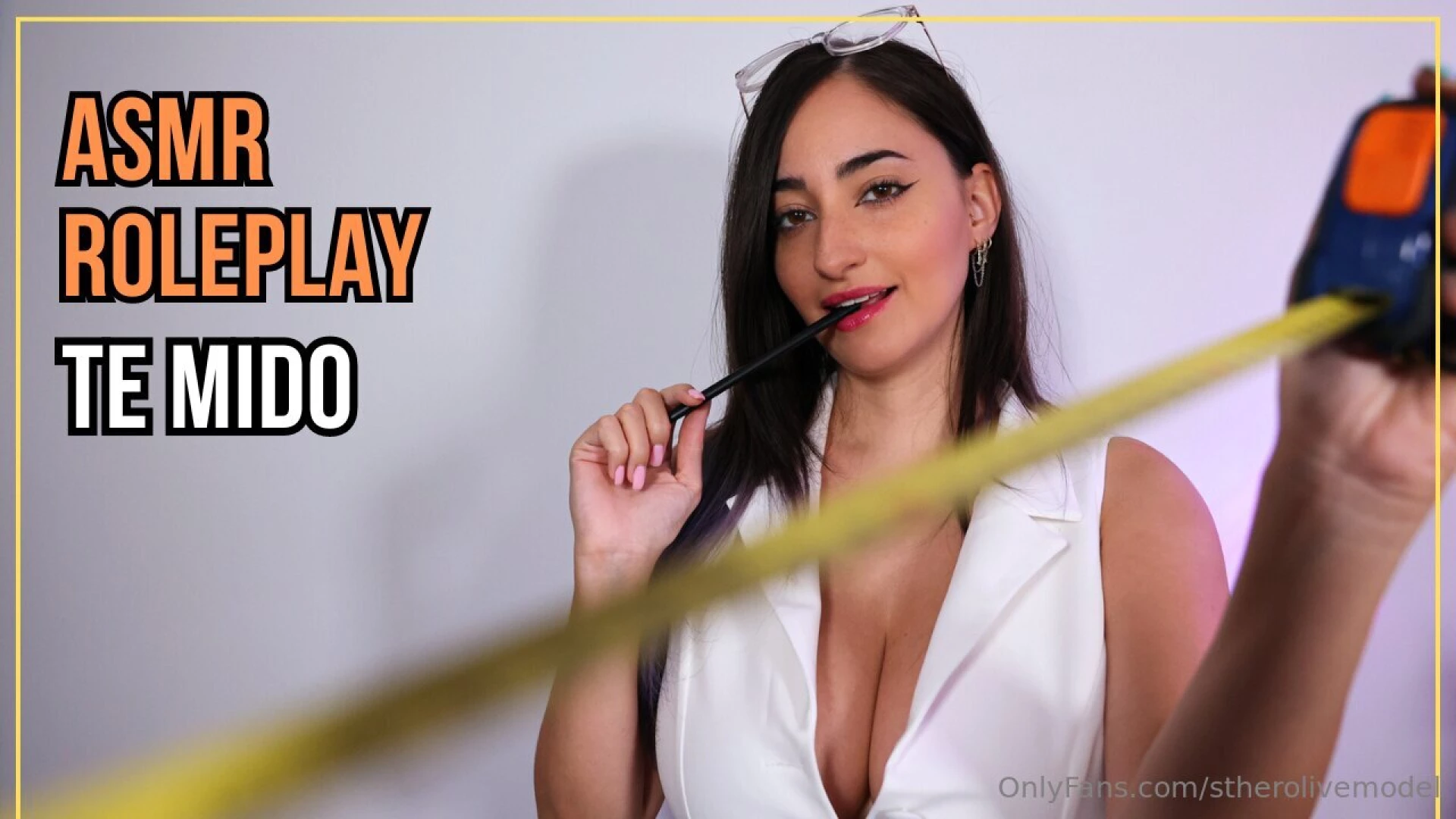 Asmr rp te mido cada parte de tu carita layered sounds soft spoken 