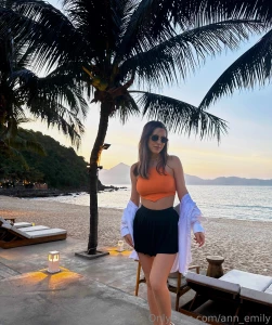 Sunset ocean and love is in the air on the eve of valentine s day i