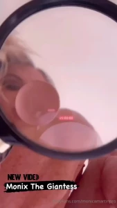 Here a glimpse of my new video a colossal woman who towers above the