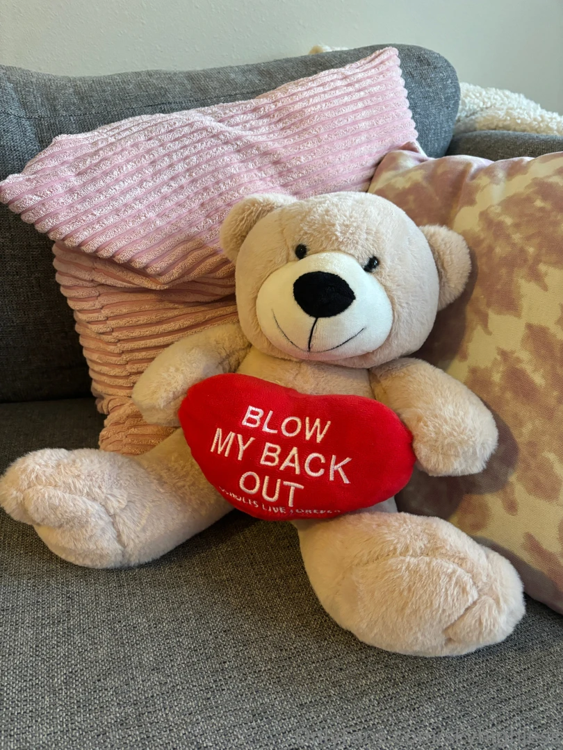 Imagine coming to my house and seeing this on my couch 