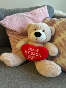 Imagine coming to my house and seeing this on my couch