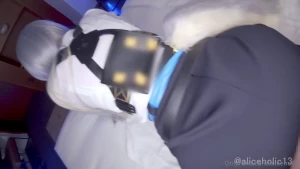 Amateur cosplay video puppy vtuber cosplayer raw pickup sex at event