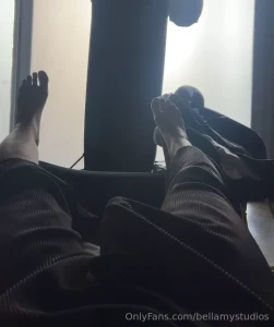 Stretching out on the couch