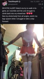 Some of my xxxmas devotee videos available dm me to purchase part 2