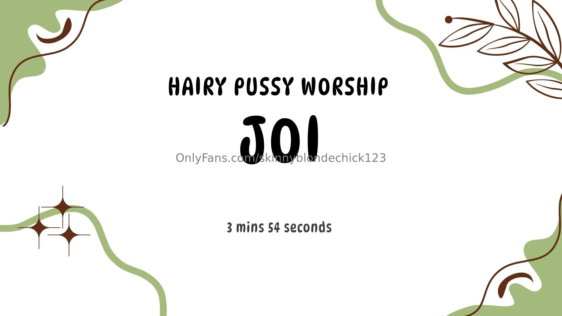 Filmed my first jerk off instruction video all about my hairy pussy 