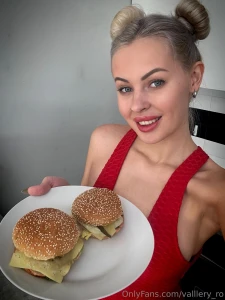 Are you hungry right now i made some burgers for us would you like to