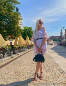Day walks on beautiful streets make a girl think about how beautiful