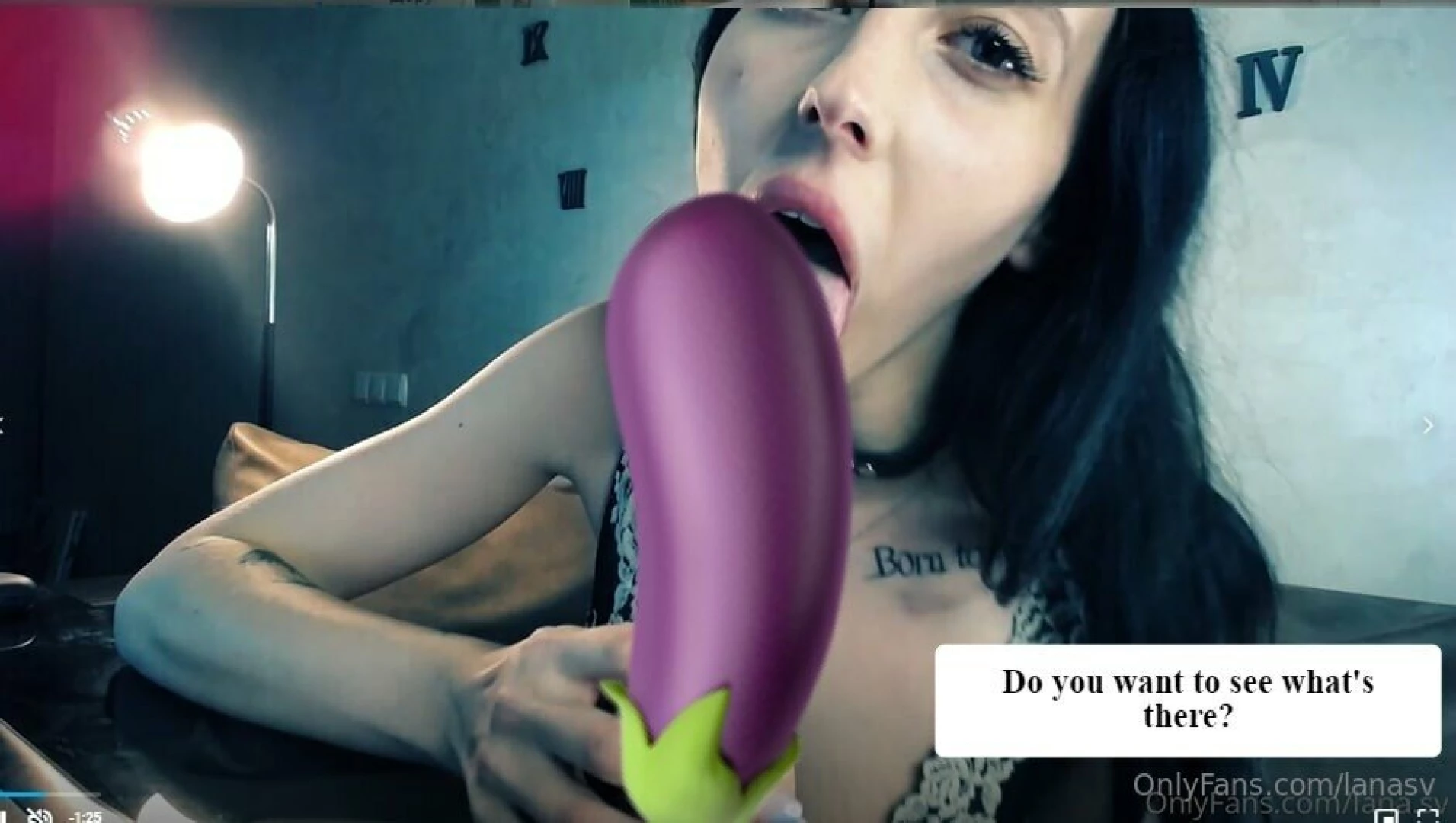 Wow baby you ready to see it 