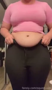 My belly feels extra doughy and bouncy lately i can t stop playing