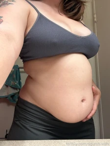 Full of treats feedism belly bellyfetish bloatedbelly softbelly curvy part 4