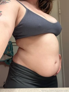 Full of treats feedism belly bellyfetish bloatedbelly softbelly curvy part 6