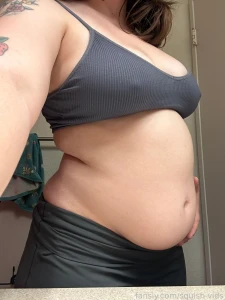 Full of treats feedism belly bellyfetish bloatedbelly softbelly curvy part 1