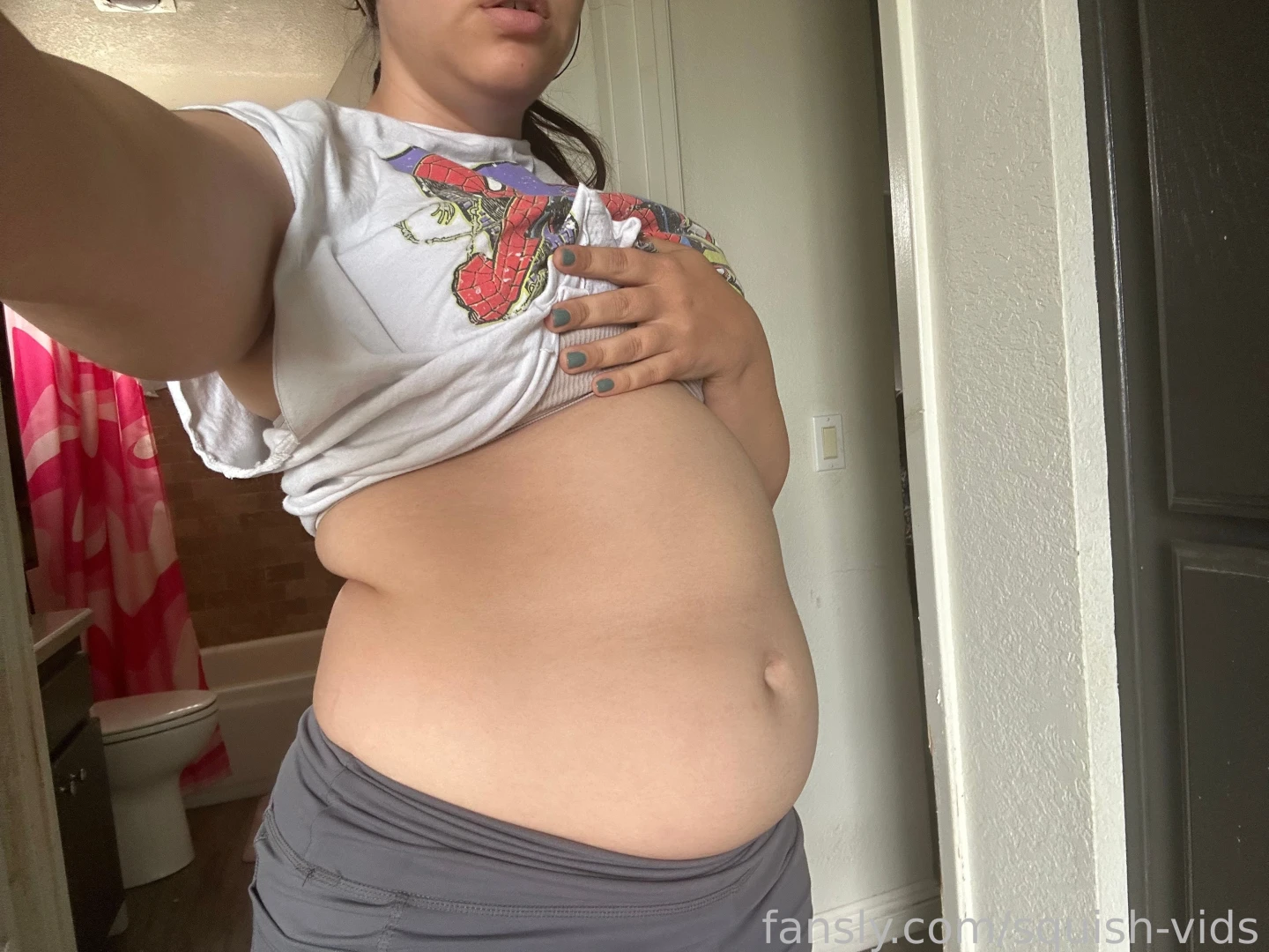 Before and after a ridiculously yummy meal bought by you all my belly part 1 