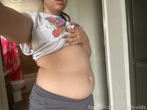 Before and after a ridiculously yummy meal bought by you all my belly part 1