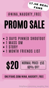 Get seen by 17 4k real big spending fans sale big promo package only