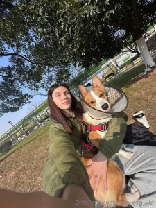 Walking with my best friend is a moment of true happiness fresh air
