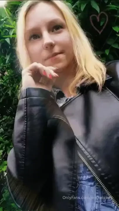 Just a lonely girl in the woods what can go wrong only if i trip over 