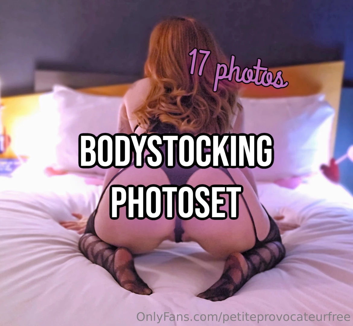 The full bodystocking photoset is here 
