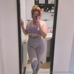 Sports bra on vs off