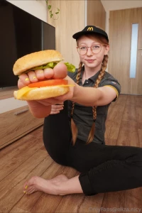 Here is your burger with extra cheese sir part 1