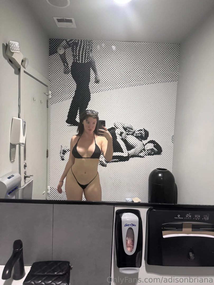 Black little bikini i m all for it 