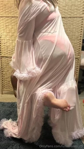 Keep the robe on or take it off