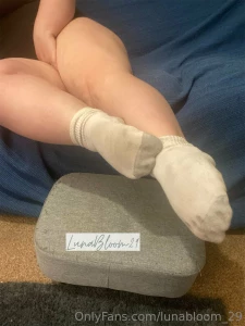 Dirty socks on a dirty girl