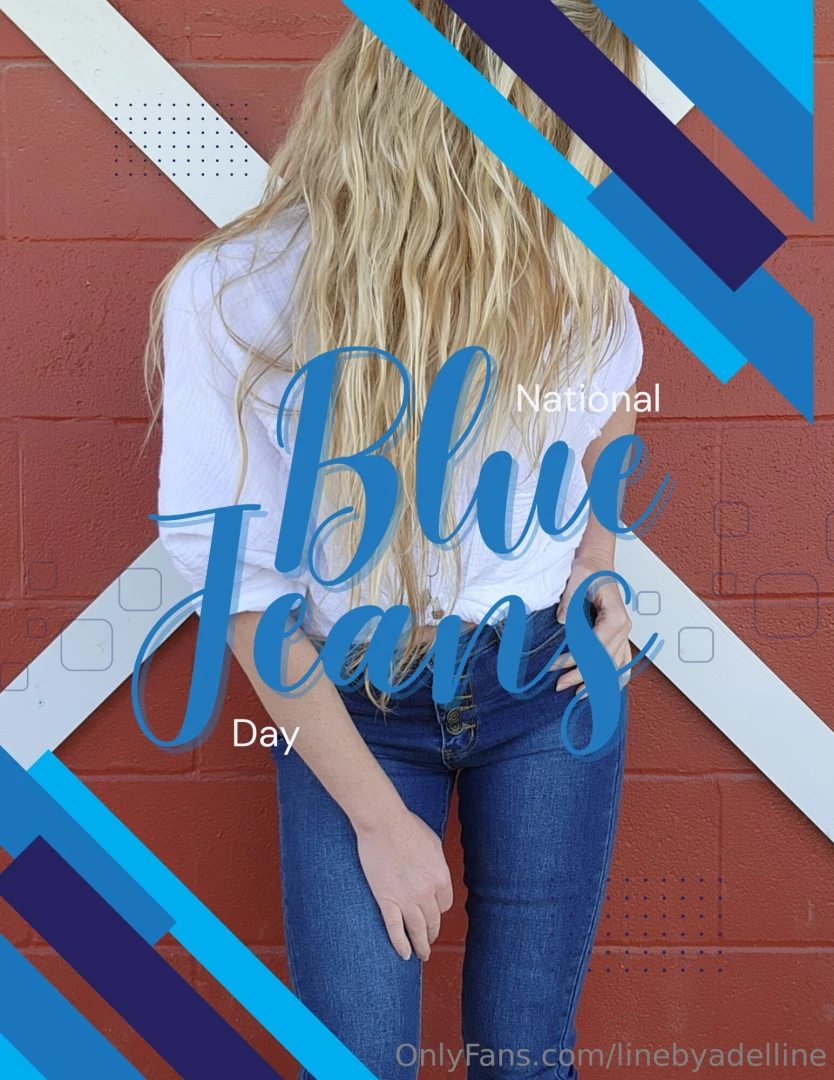 National blue jeans day celebrate with me by sending me a picture of 