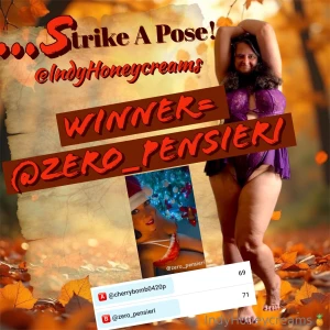 Zero_pensieri congratulations for winning strike a pose