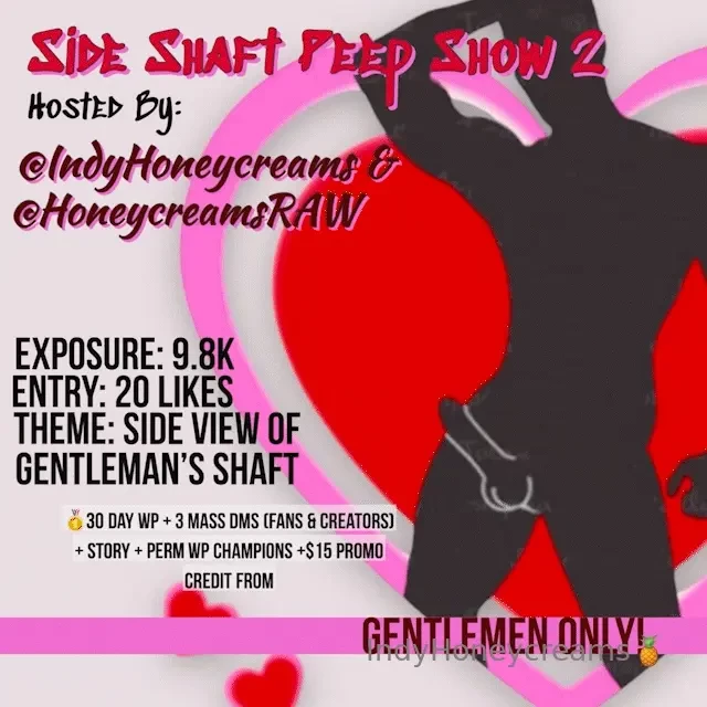 Side shaft peep show 2 hosted by indyhoneycreams amp honeycreamsraw 