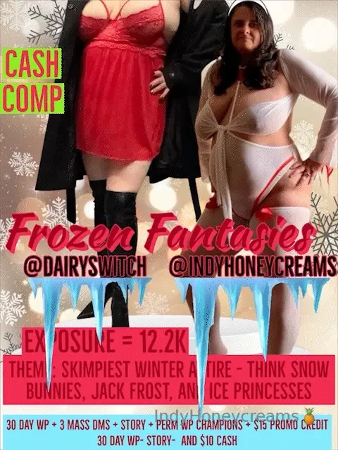 Frozen fantasies hosted by dairyswitch amp indyhoneycreams exposure 12 