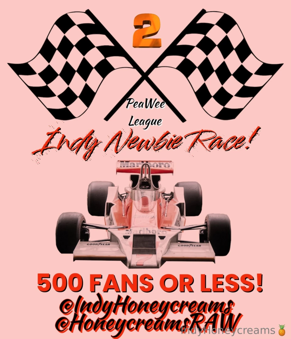 Indy newbie race - peawee league 2 hosted by indyhoneycreams amp 