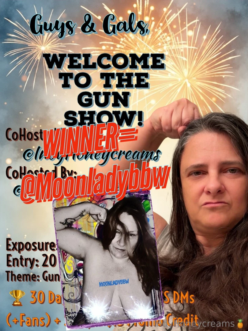 Winner thegunshow moonladybbw 