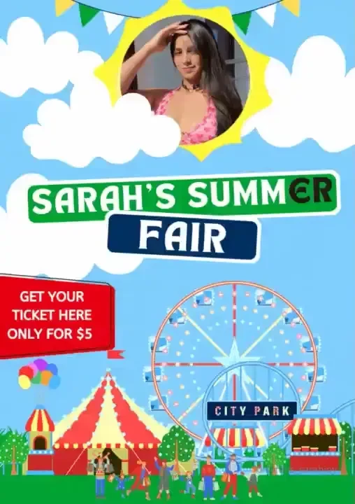 Sarah s summer fair get ready for a summer of fun at our upcoming fair 
