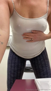 Feeling frisky at work and one fan wanted to see me take off my shirt