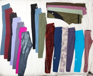 Lululemon addiction here are my leggings and tops options for all your part 1