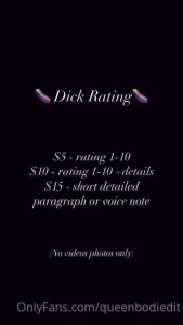 Message me for your rating