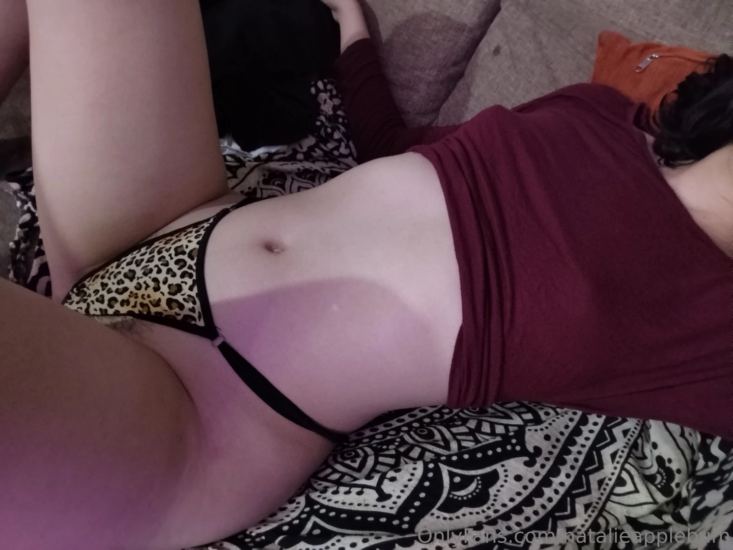 Wrapped in red but leaving just enough to the imagination because 