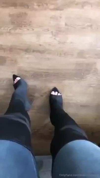 Whose face is getting smushed under these new peep toe booties 