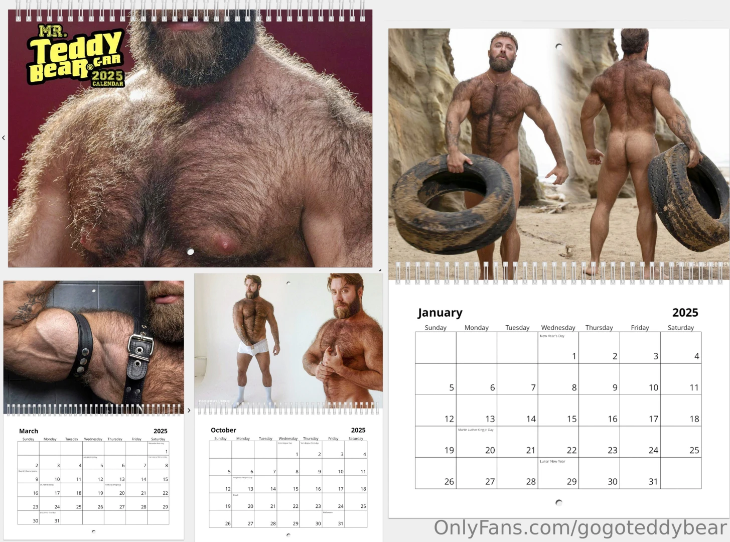 Pre-order now my 2025 wall calendars i ship them december 12th and i part 1 