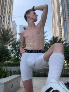 A little workout before the upcoming shooting of a new video