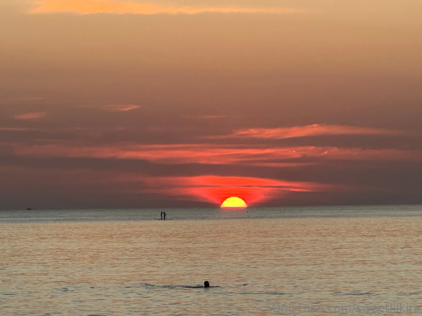 What a beautiful sunset we had today 