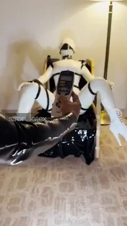 Sell eros teir only white rubber doll fixed to chair with rotor and 