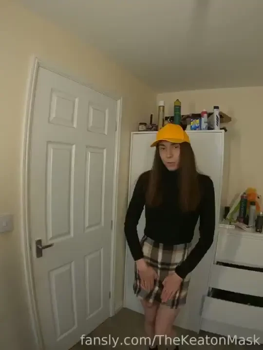 This fat cock barely fits in this skirt and my cute ass needs some 