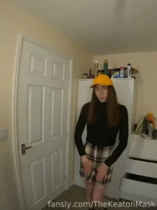 This fat cock barely fits in this skirt and my cute ass needs some